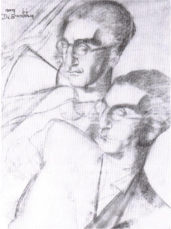 Wikoo.org - موسوعة الفنون الجميلة - اللوحة، العمل الفني Tamara De Lempicka - Portrait stone Montaut