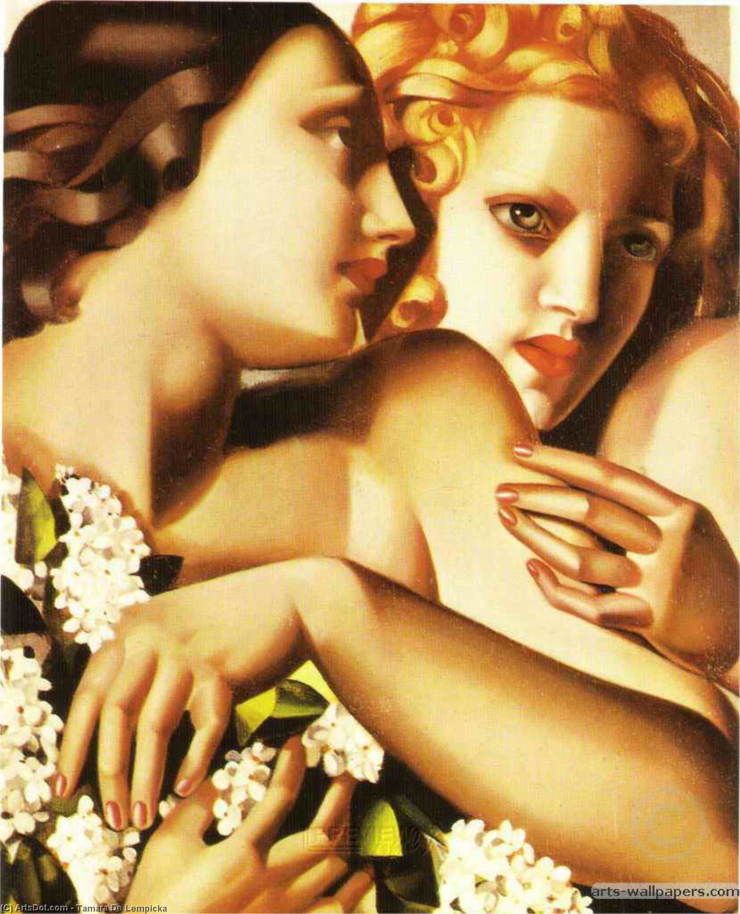 Wikioo.org - The Encyclopedia of Fine Arts - Painting, Artwork by Tamara De Lempicka - Spring