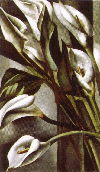 Wikioo.org - The Encyclopedia of Fine Arts - Painting, Artwork by Tamara De Lempicka - Calla lilies