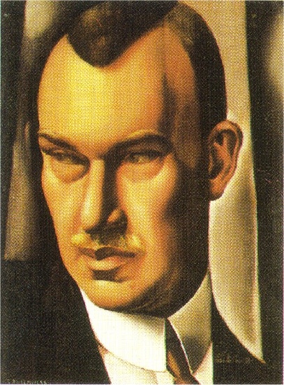 Wikioo.org - The Encyclopedia of Fine Arts - Painting, Artwork by Tamara De Lempicka - Portrait of a Man, Baron Kuffner