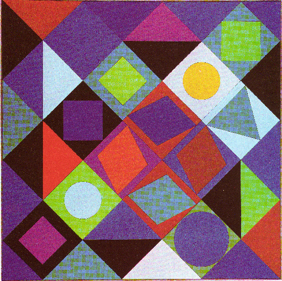 Wikioo.org - The Encyclopedia of Fine Arts - Painting, Artwork by Victor Vasarely - Sikra
