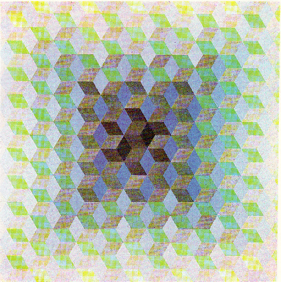 Wikioo.org - The Encyclopedia of Fine Arts - Painting, Artwork by Victor Vasarely - Ion-3