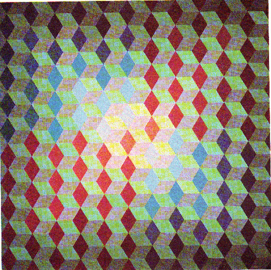 Wikioo.org - The Encyclopedia of Fine Arts - Painting, Artwork by Victor Vasarely - Ion-DR