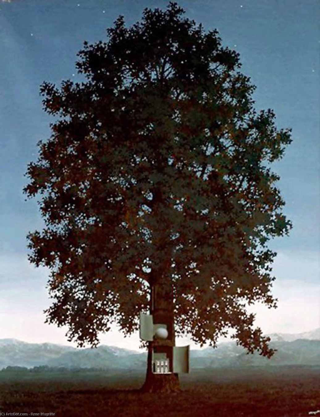 Wikioo.org - Die Enzyklopädie bildender Kunst - Malerei, Kunstwerk von Rene Magritte - stimme