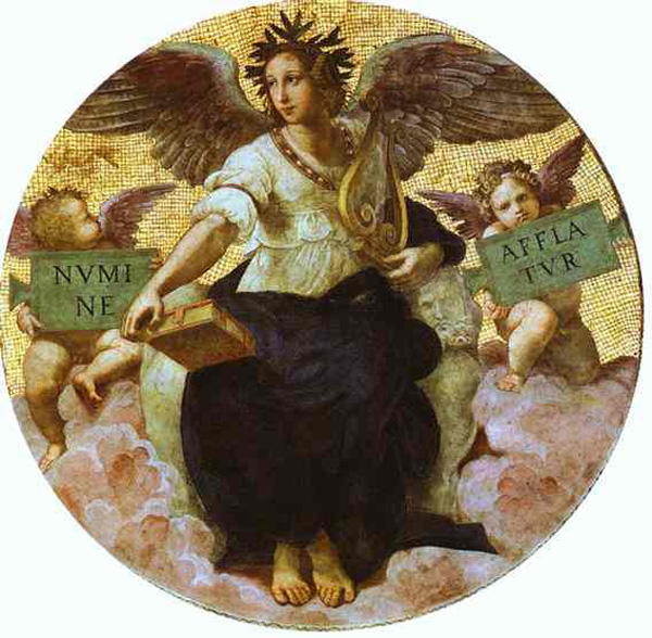 Wikioo.org – La Enciclopedia de las Bellas Artes - Pintura, Obras de arte de Raphael (Raffaello Sanzio Da Urbino) - Poesía