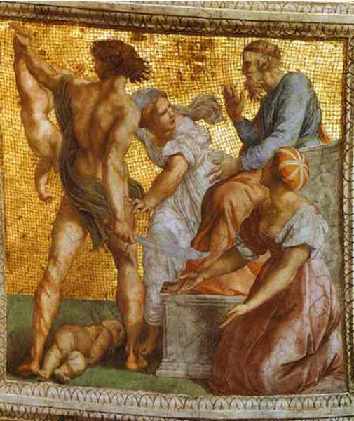 Wikioo.org - The Encyclopedia of Fine Arts - Painting, Artwork by Raphael (Raffaello Sanzio Da Urbino) - The Judgment of Solomon
