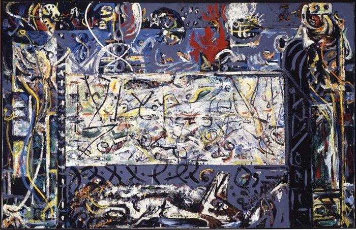 Wikioo.org - The Encyclopedia of Fine Arts - Painting, Artwork by Jackson Pollock - Guardians of the Secret