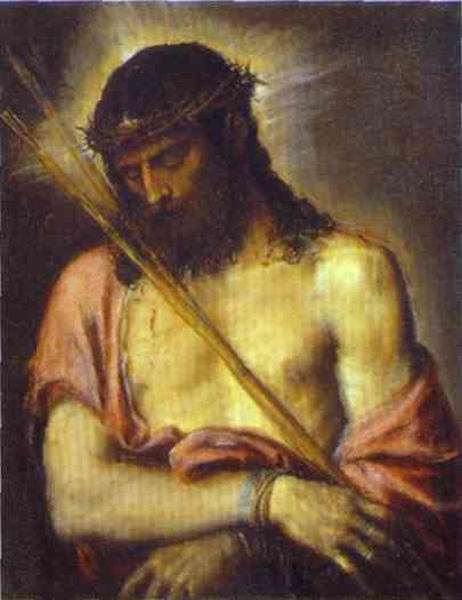 WikiOO.org - Enciclopedia of Fine Arts - Pictura, lucrări de artă Tiziano Vecellio (Titian) - Ecce Homo
