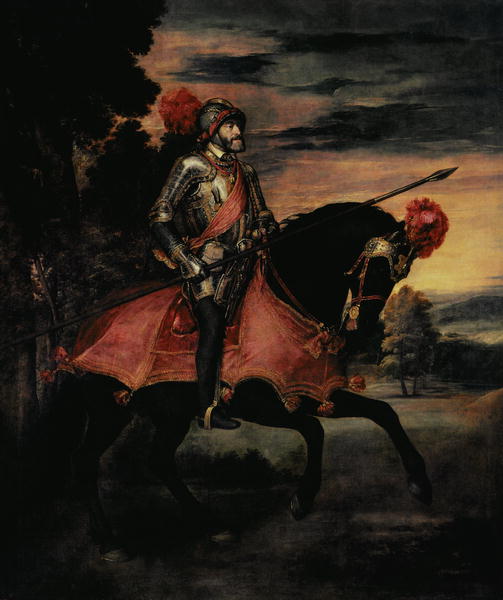 WikiOO.org - Enciclopédia das Belas Artes - Pintura, Arte por Tiziano Vecellio (Titian) - Emperor Charles V