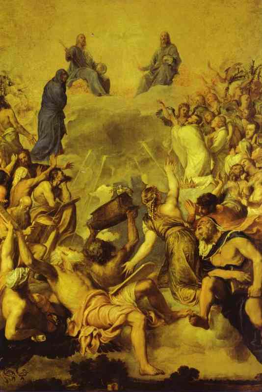 WikiOO.org - Εγκυκλοπαίδεια Καλών Τεχνών - Ζωγραφική, έργα τέχνης Tiziano Vecellio (Titian) - La Gloria