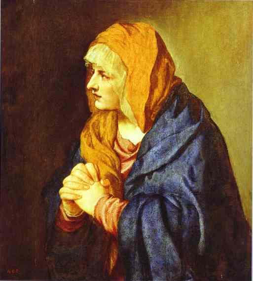 WikiOO.org - Encyclopedia of Fine Arts - Maalaus, taideteos Tiziano Vecellio (Titian) - Mater Dolorosa