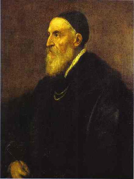 Wikioo.org - The Encyclopedia of Fine Arts - Painting, Artwork by Tiziano Vecellio (Titian) - Self-Portrait
