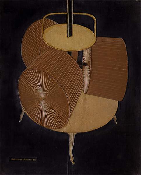 Wikioo.org - The Encyclopedia of Fine Arts - Painting, Artwork by Marcel Duchamp - Chocolate Grinder No.2
