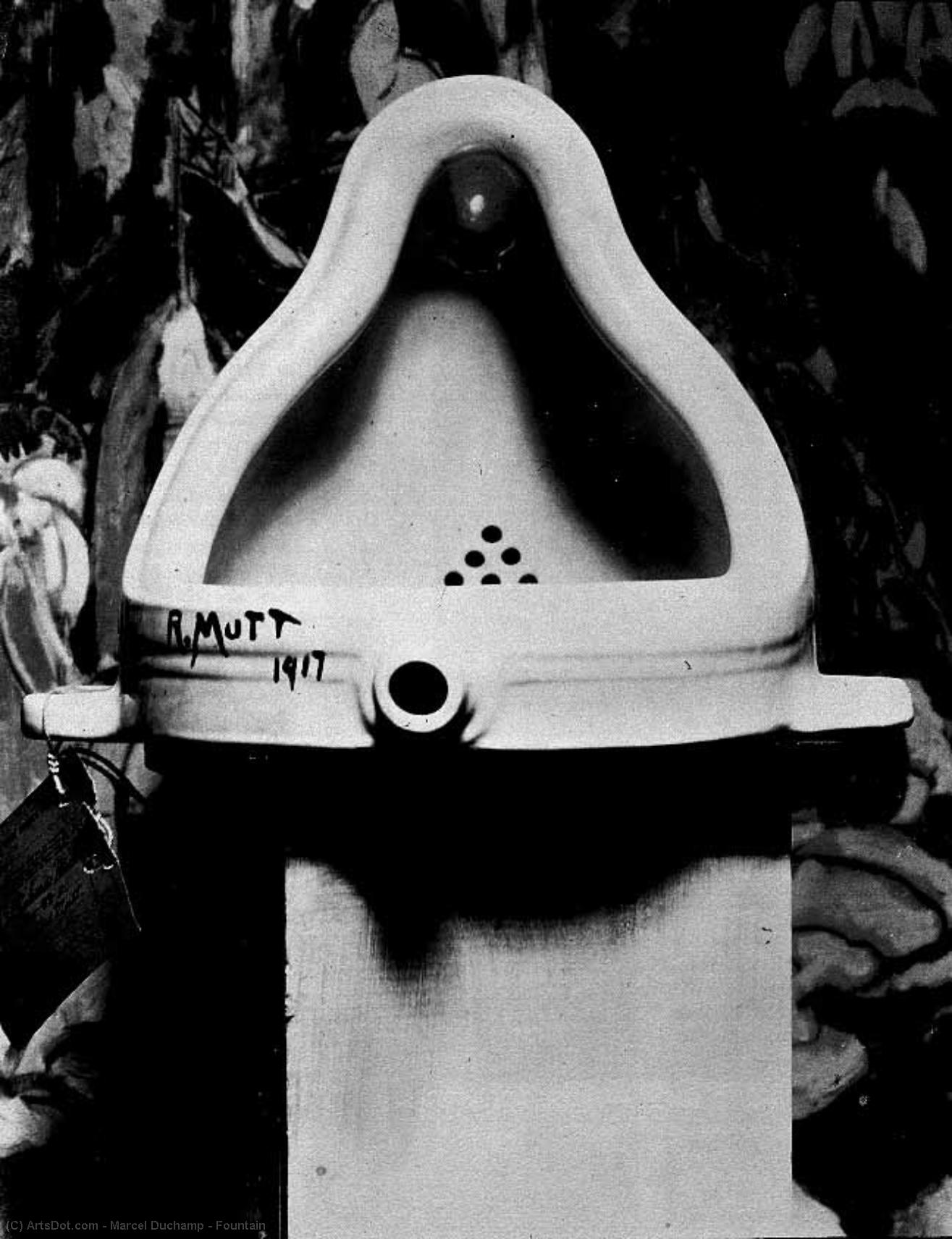 Wikioo.org - สารานุกรมวิจิตรศิลป์ - จิตรกรรม Marcel Duchamp - Fountain