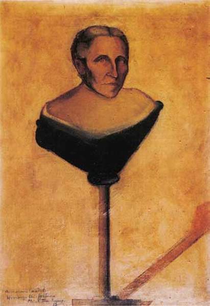 Wikioo.org - The Encyclopedia of Fine Arts - Painting, Artwork by Marcel Duchamp - Portrait of Gustave Candel's Mother