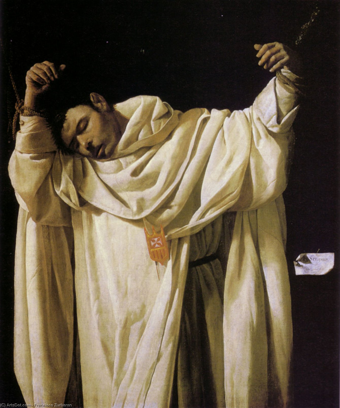 WikiOO.org - Εγκυκλοπαίδεια Καλών Τεχνών - Ζωγραφική, έργα τέχνης Francisco Zurbaran - Saint Serapion