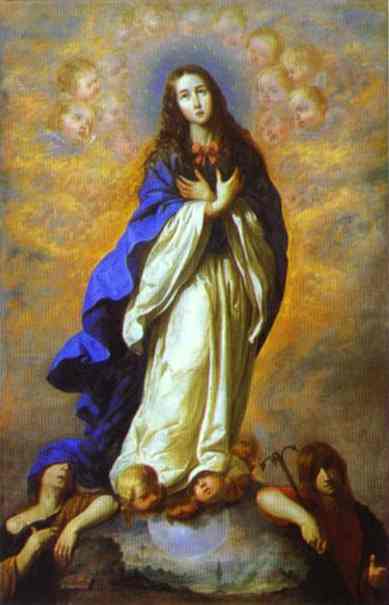 WikiOO.org - Encyclopedia of Fine Arts - Lukisan, Artwork Francisco Zurbaran - The Immaculate Conception