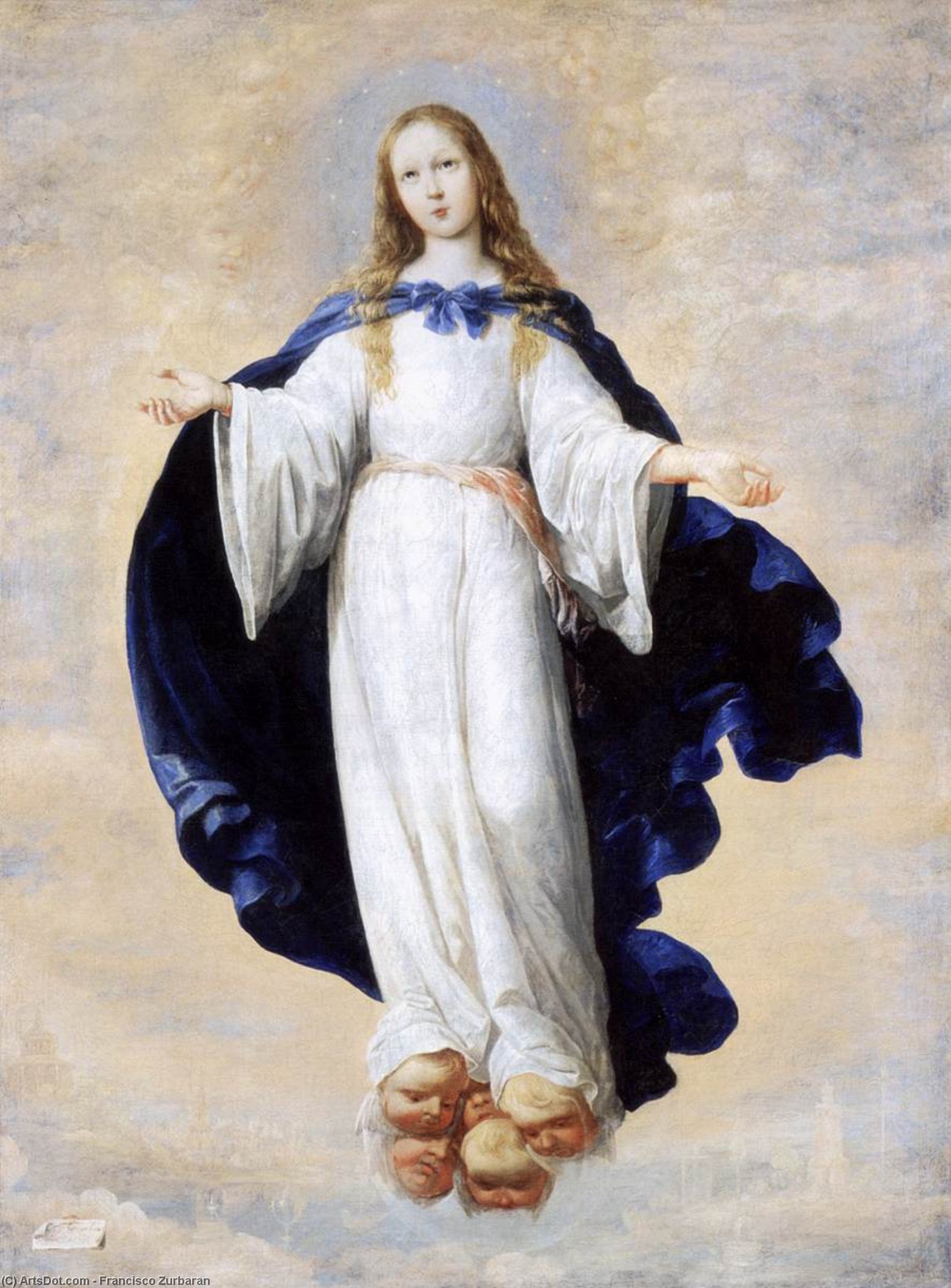 Wikioo.org - The Encyclopedia of Fine Arts - Painting, Artwork by Francisco Zurbaran - The Immaculate Conception1
