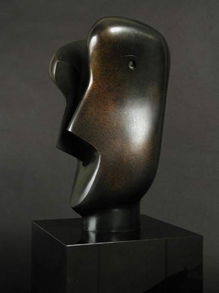 Wikioo.org - Bách khoa toàn thư về mỹ thuật - Vẽ tranh, Tác phẩm nghệ thuật Henry Moore - Divided Head