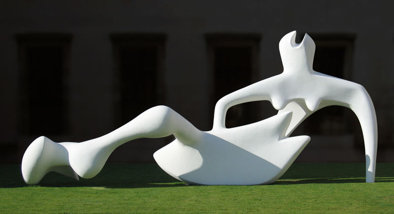 Wikioo.org - สารานุกรมวิจิตรศิลป์ - จิตรกรรม Henry Moore - Reclining Figure