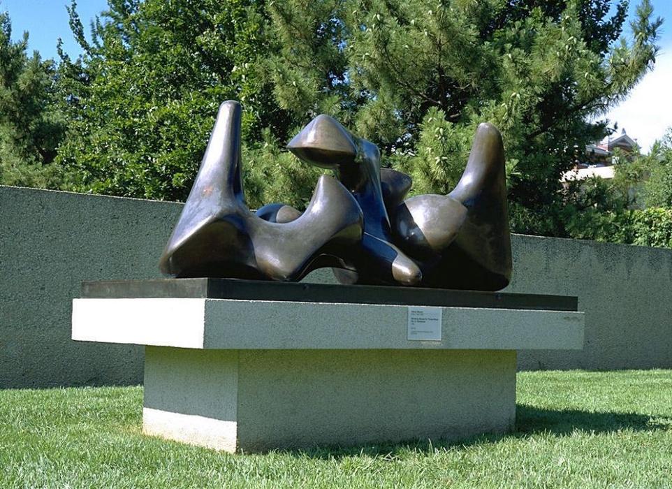 WikiOO.org - Енциклопедия за изящни изкуства - Живопис, Произведения на изкуството Henry Moore - Three-Way Piece No. 3, Vertebrae (Working Model)