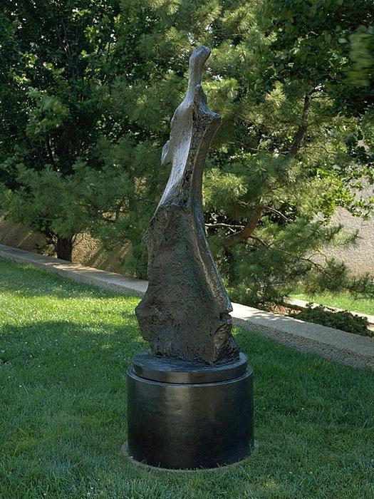 WikiOO.org - אנציקלופדיה לאמנויות יפות - ציור, יצירות אמנות Henry Moore - Working Model for_Standing Figure, Knife Edge