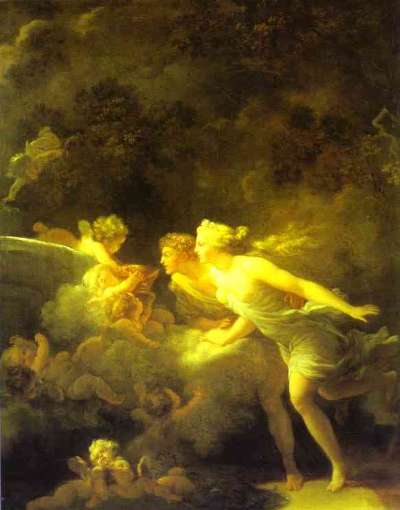Wikioo.org - The Encyclopedia of Fine Arts - Painting, Artwork by Jean-Honoré Fragonard - Fontaine d'amour