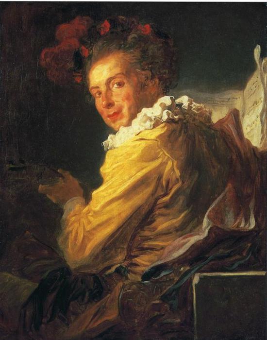 WikiOO.org - Енциклопедия за изящни изкуства - Живопис, Произведения на изкуството Jean-Honoré Fragonard - Portrait de Fantasie, Monsieur de la Breteche