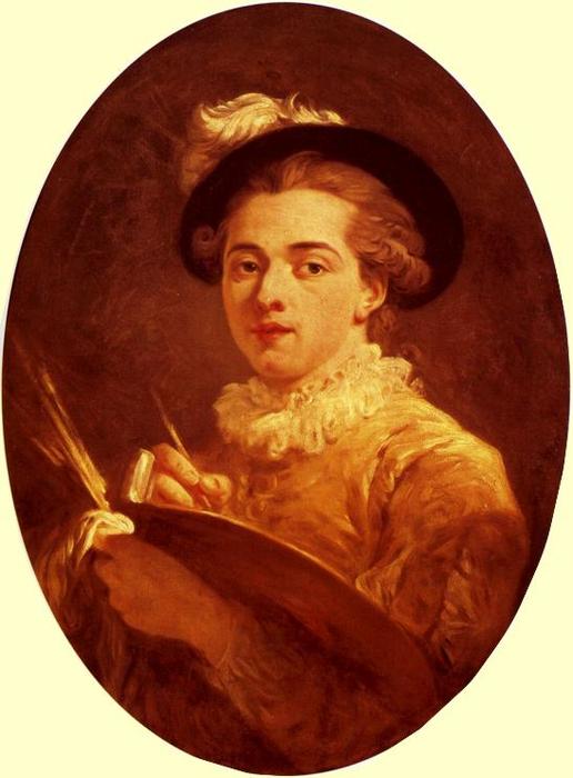 Wikioo.org - The Encyclopedia of Fine Arts - Painting, Artwork by Jean-Honoré Fragonard - Self-Portrait