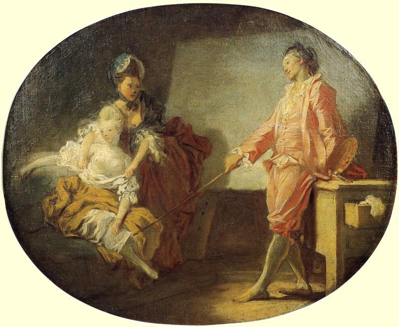 Wikioo.org - The Encyclopedia of Fine Arts - Painting, Artwork by Jean-Honoré Fragonard - The New Model