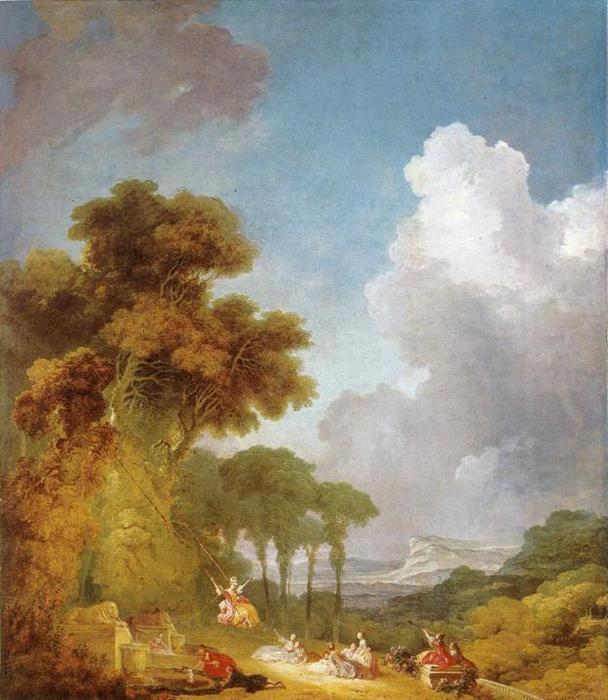 Wikioo.org – L'Encyclopédie des Beaux Arts - Peinture, Oeuvre de Jean-Honoré Fragonard - La balançoire