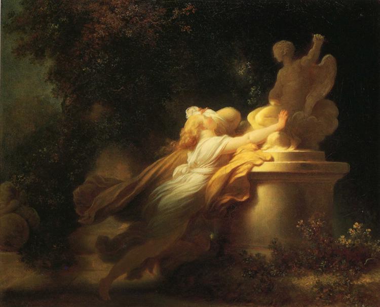 Wikioo.org - The Encyclopedia of Fine Arts - Painting, Artwork by Jean-Honoré Fragonard - The Vow to Love