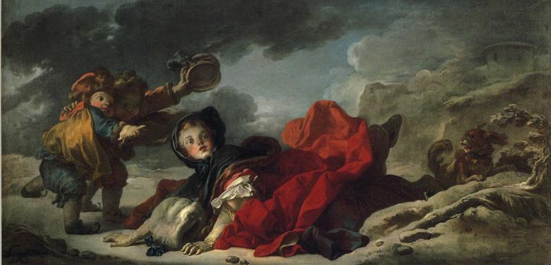 Wikioo.org - The Encyclopedia of Fine Arts - Painting, Artwork by Jean-Honoré Fragonard - Winter