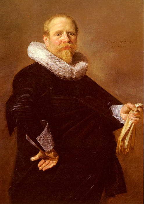 Wikioo.org - The Encyclopedia of Fine Arts - Painting, Artwork by Frans Hals - Portrait Of A Man