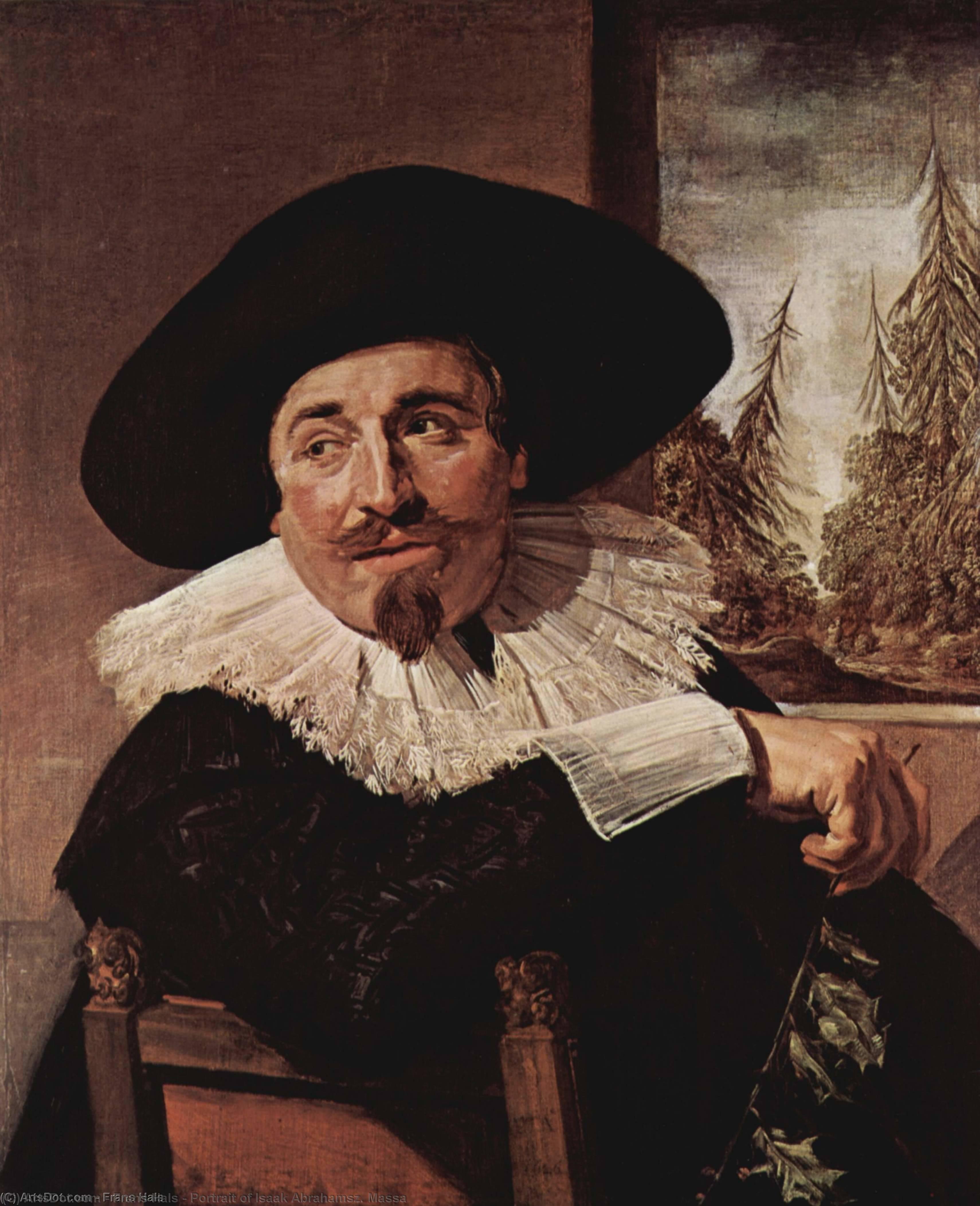 Wikioo.org - The Encyclopedia of Fine Arts - Painting, Artwork by Frans Hals - Portrait of Isaak Abrahamsz. Massa