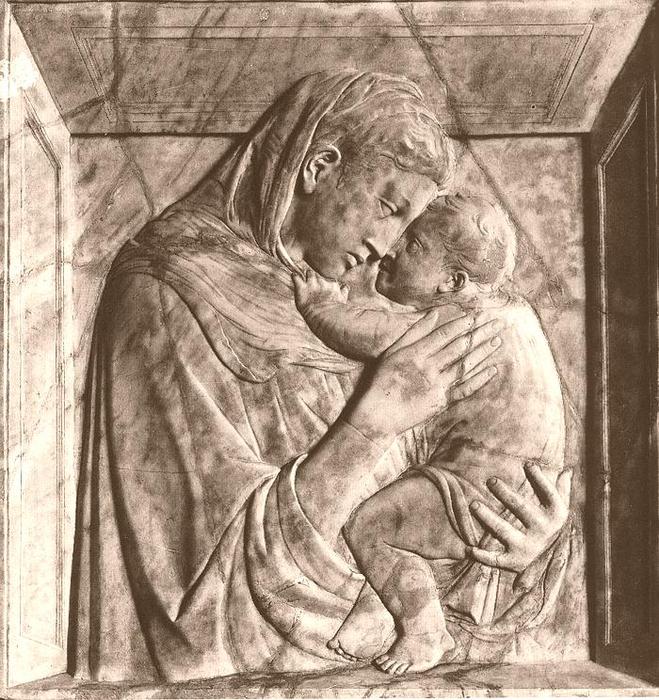 WikiOO.org - Encyclopedia of Fine Arts - Målning, konstverk Donatello - Pazzi Madonna