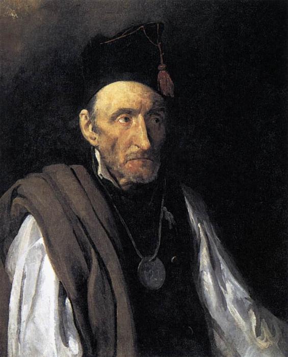 WikiOO.org - Encyclopedia of Fine Arts - Maľba, Artwork Jean-Louis André Théodore Géricault - Man with Delusions of Military Command
