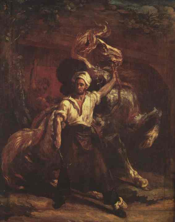 WikiOO.org - Enciklopedija dailės - Tapyba, meno kuriniai Jean-Louis André Théodore Géricault - The Blacksmith's Signboard