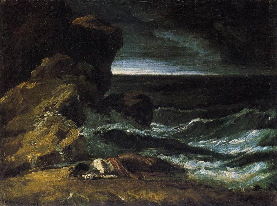 WikiOO.org - 百科事典 - 絵画、アートワーク Jean-Louis André Théodore Géricault - レック