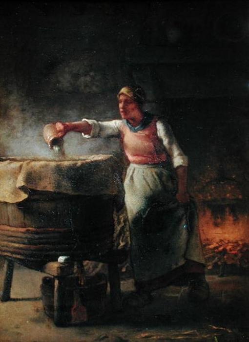 Wikioo.org - The Encyclopedia of Fine Arts - Painting, Artwork by Jean-François Millet - The Boiler