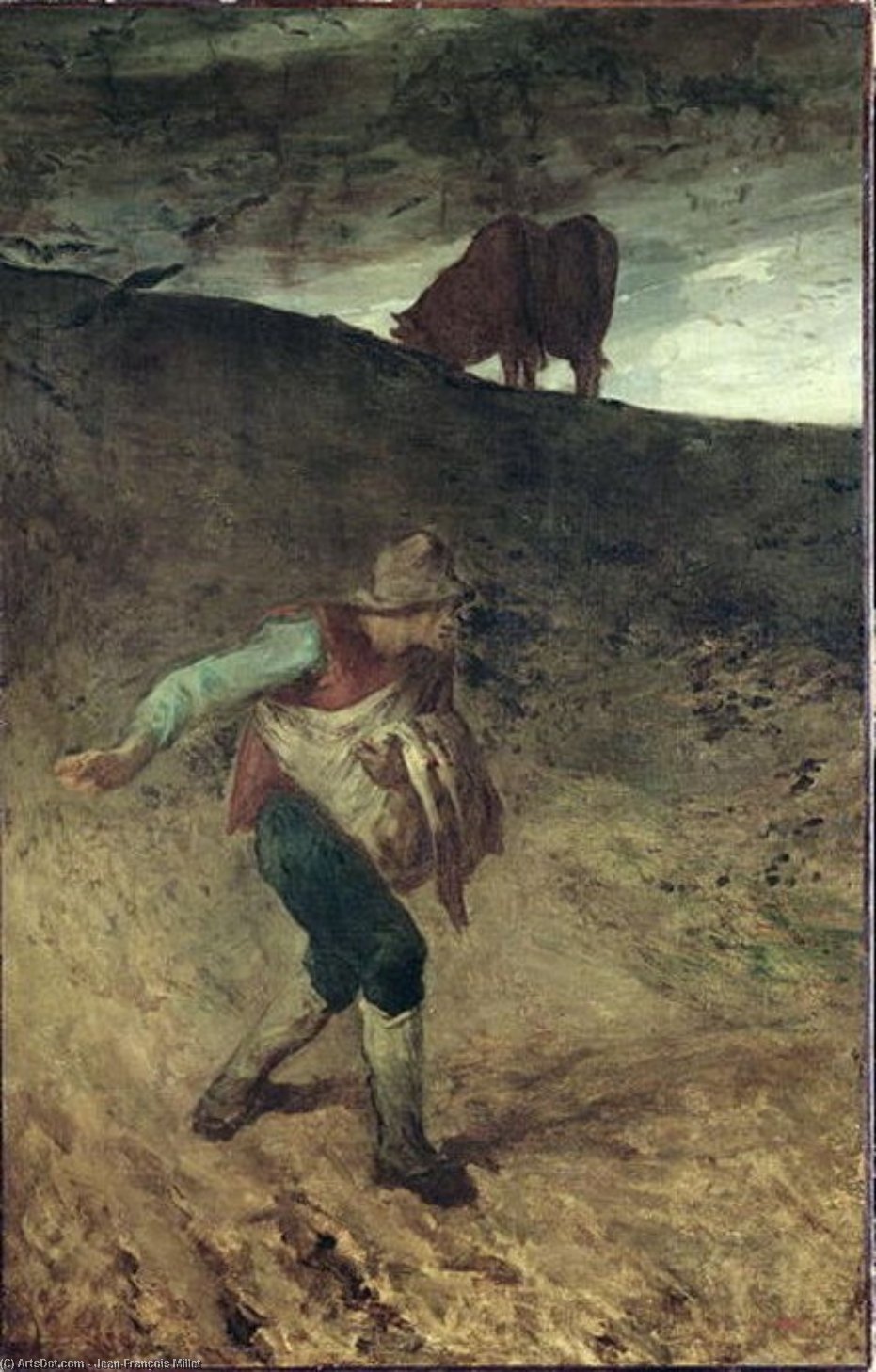 WikiOO.org - Enciklopedija likovnih umjetnosti - Slikarstvo, umjetnička djela Jean-François Millet - The Sower1