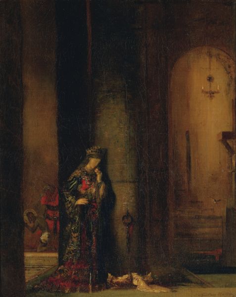 Wikioo.org – La Enciclopedia de las Bellas Artes - Pintura, Obras de arte de Gustave Moreau - Salomé en la prisión
