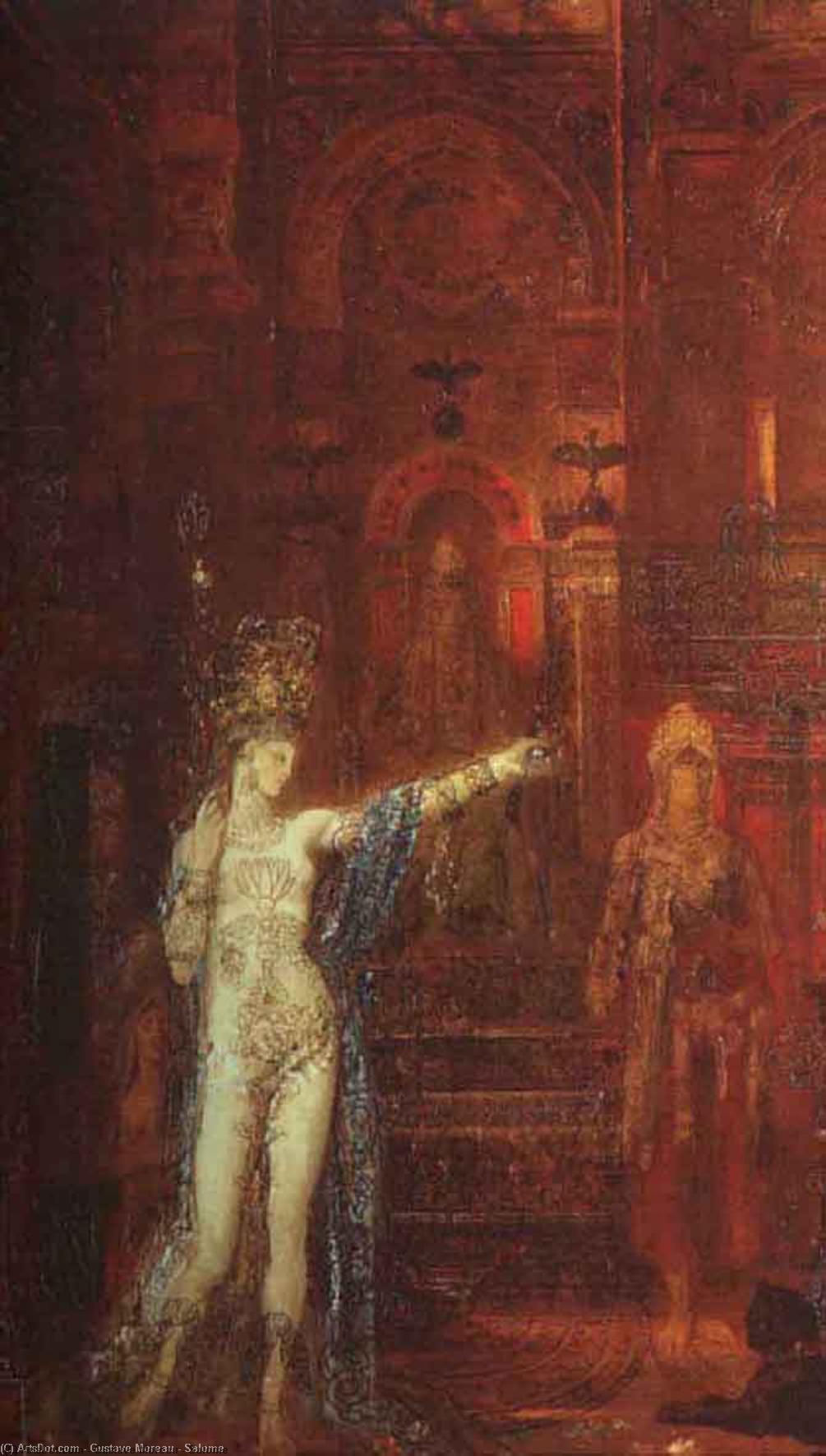 WikiOO.org - 백과 사전 - 회화, 삽화 Gustave Moreau - Salome