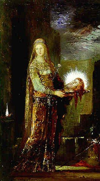 WikiOO.org - دایره المعارف هنرهای زیبا - نقاشی، آثار هنری Gustave Moreau - Salomé1