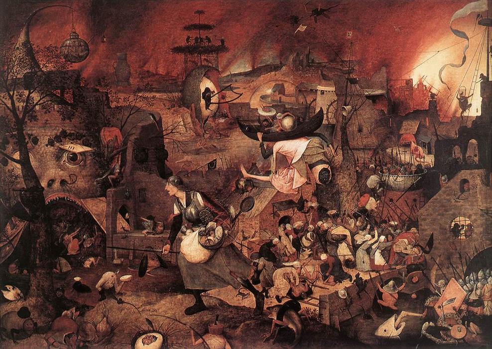 WikiOO.org - دایره المعارف هنرهای زیبا - نقاشی، آثار هنری Pieter Bruegel The Elder - Dulle Griet (Mad Meg)