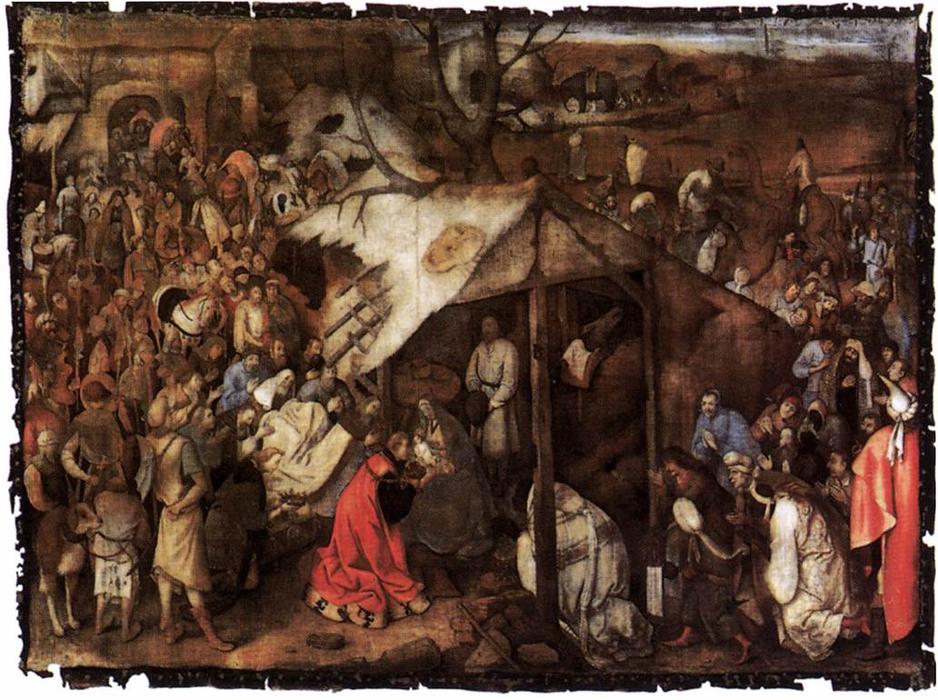 Wikioo.org - The Encyclopedia of Fine Arts - Painting, Artwork by Pieter Bruegel The Elder - The Adoration of the Kings