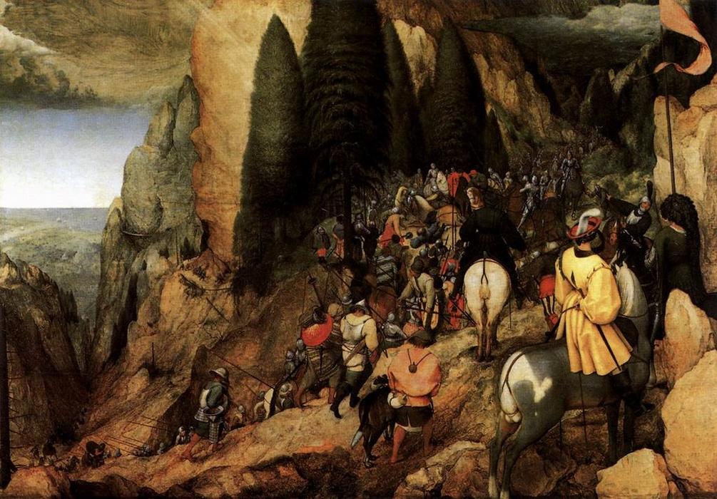 Wikioo.org - Die Enzyklopädie bildender Kunst - Malerei, Kunstwerk von Pieter Bruegel The Elder - Die Bekehrung des Saulus