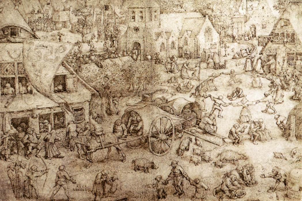 WikiOO.org - Encyclopedia of Fine Arts - Lukisan, Artwork Pieter Bruegel The Elder - The Fair at Hoboken