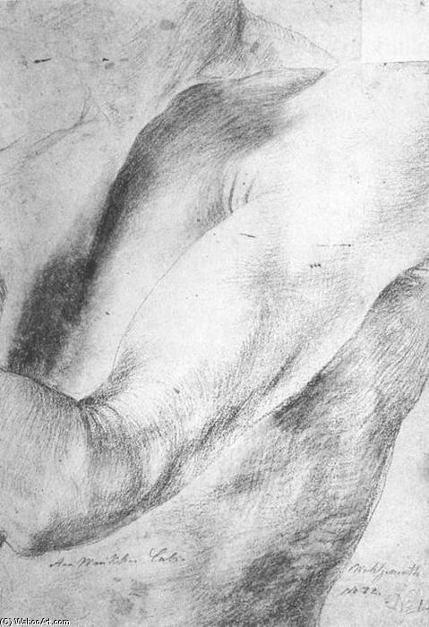 WikiOO.org - Енциклопедия за изящни изкуства - Живопис, Произведения на изкуството Matthias Grünewald - Forearm Study