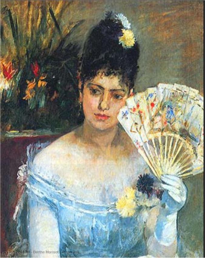 WikiOO.org - Güzel Sanatlar Ansiklopedisi - Resim, Resimler Berthe Morisot - At the Ball
